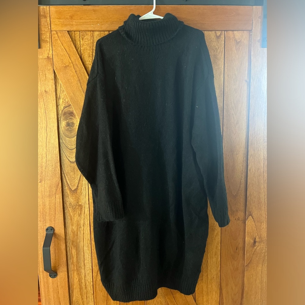 H&M Black Cowl Neck Sweater